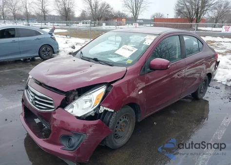 2017 Mitsubishi Mirage G4 Es из США, поврежденный, VIN ML32F3FJ0HHF15544